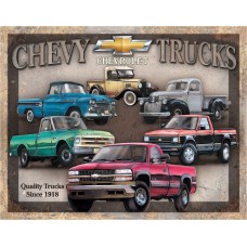 Chevy Truck Tribute Tin Sign